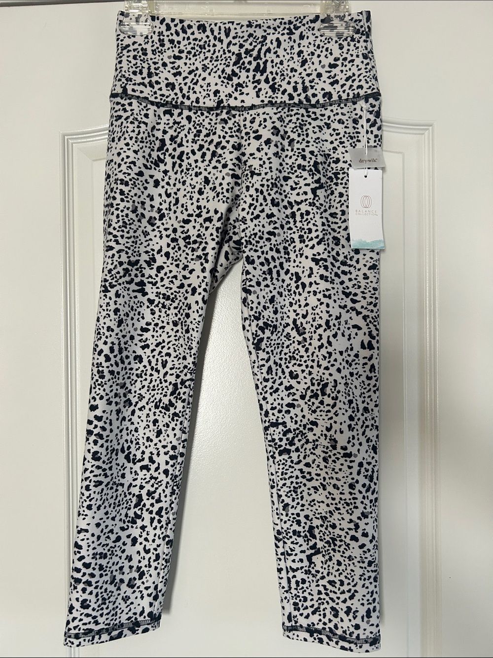 High-Rise Black Speckle Leggings - Balance